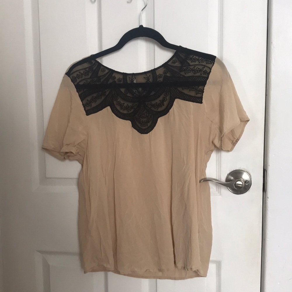 Anthropologie Silk top